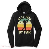 Funny Best Papa By Par Father's Day Golf Gift Women's Hoodie thumb 0