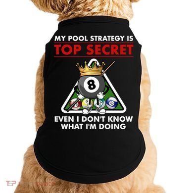 Funny Billiards Pool Design Pool Player Sports Gift Doggie Tank