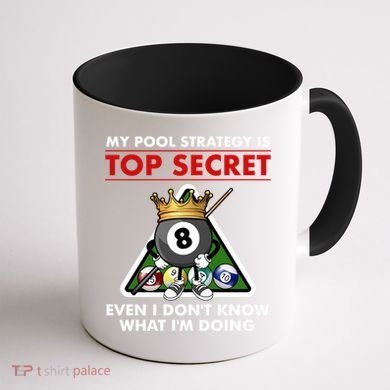 Funny Billiards Pool Design Pool Player Sports Gift Coffee Mug back