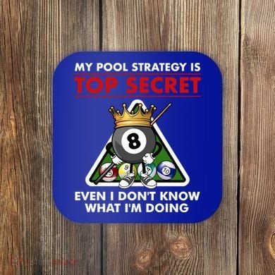 Funny Billiards Pool Design Pool Player Sports Gift Coaster