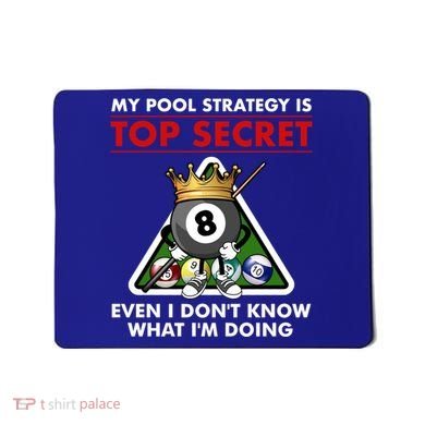Funny Billiards Pool Design Pool Player Sports Gift Mousepad