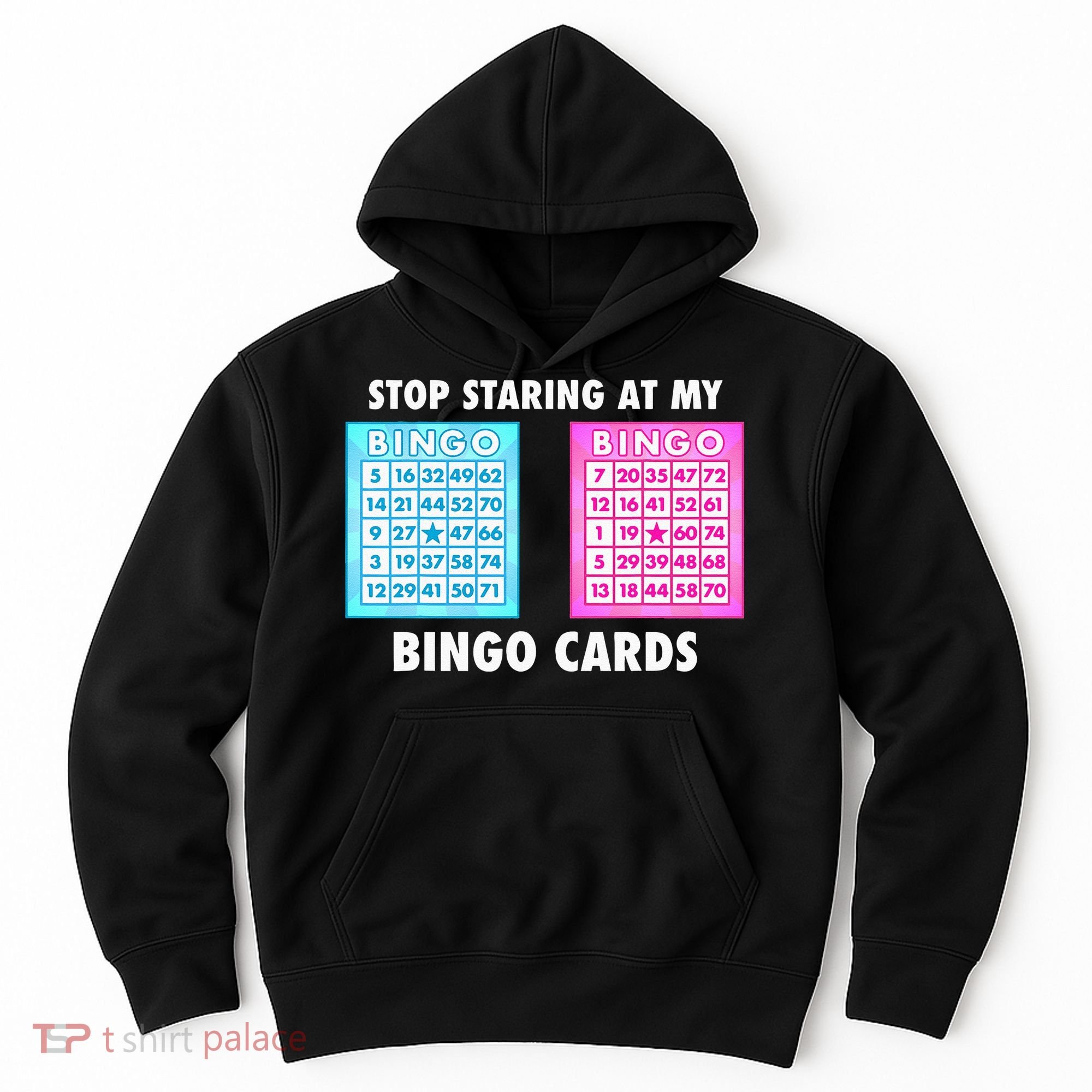Funny Bingo Queen Stop Staring At My Bingo Cards Hoodie