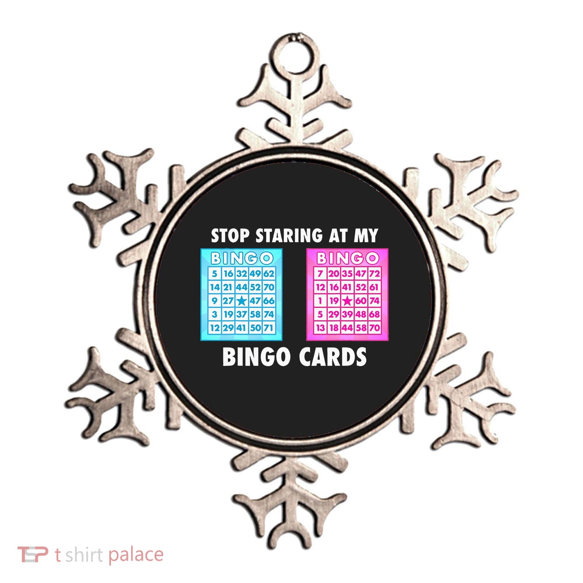 Funny Bingo Queen Stop Staring At My Bingo Cards Ornament