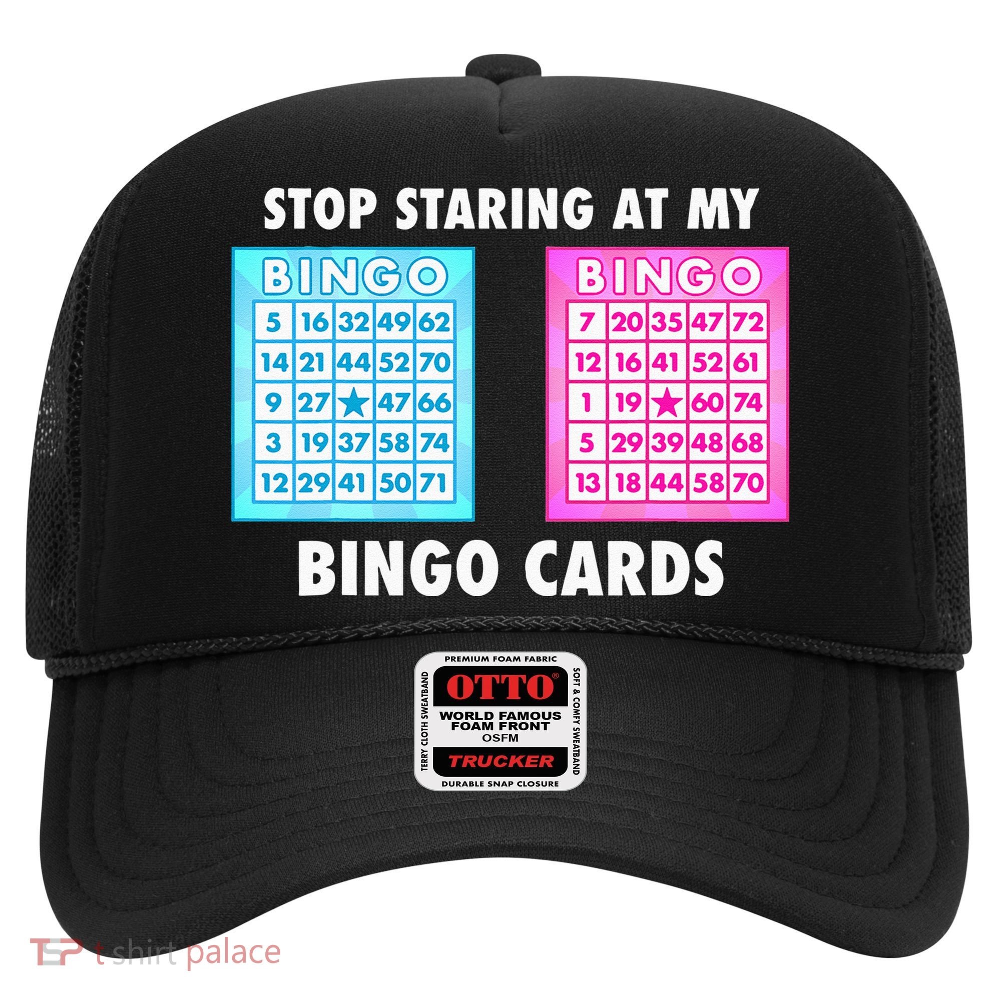 Funny Bingo Queen Stop Staring At My Bingo Cards Hat