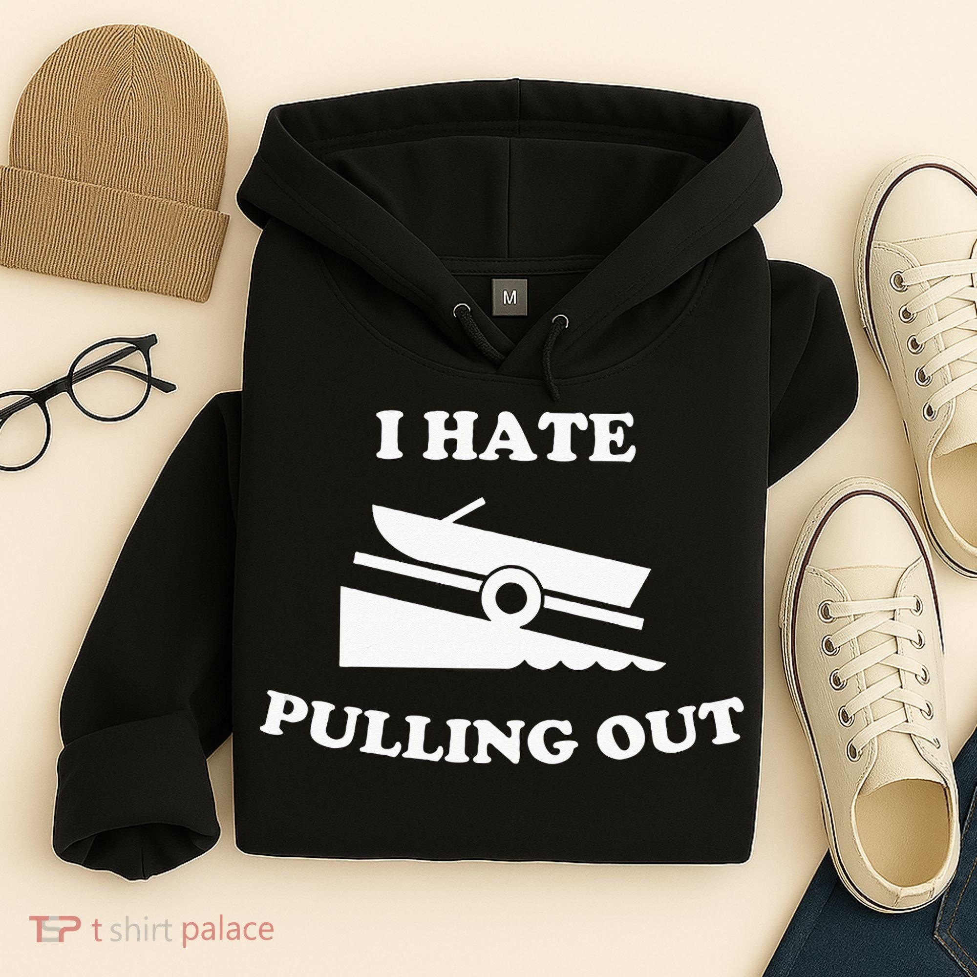 Funny Boating Quote I Hate Pulling Out For Boat Captain Hoodie