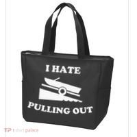 Funny Boating Quote I Hate Pulling Out For Boat Captain Tote Bag thumb 3