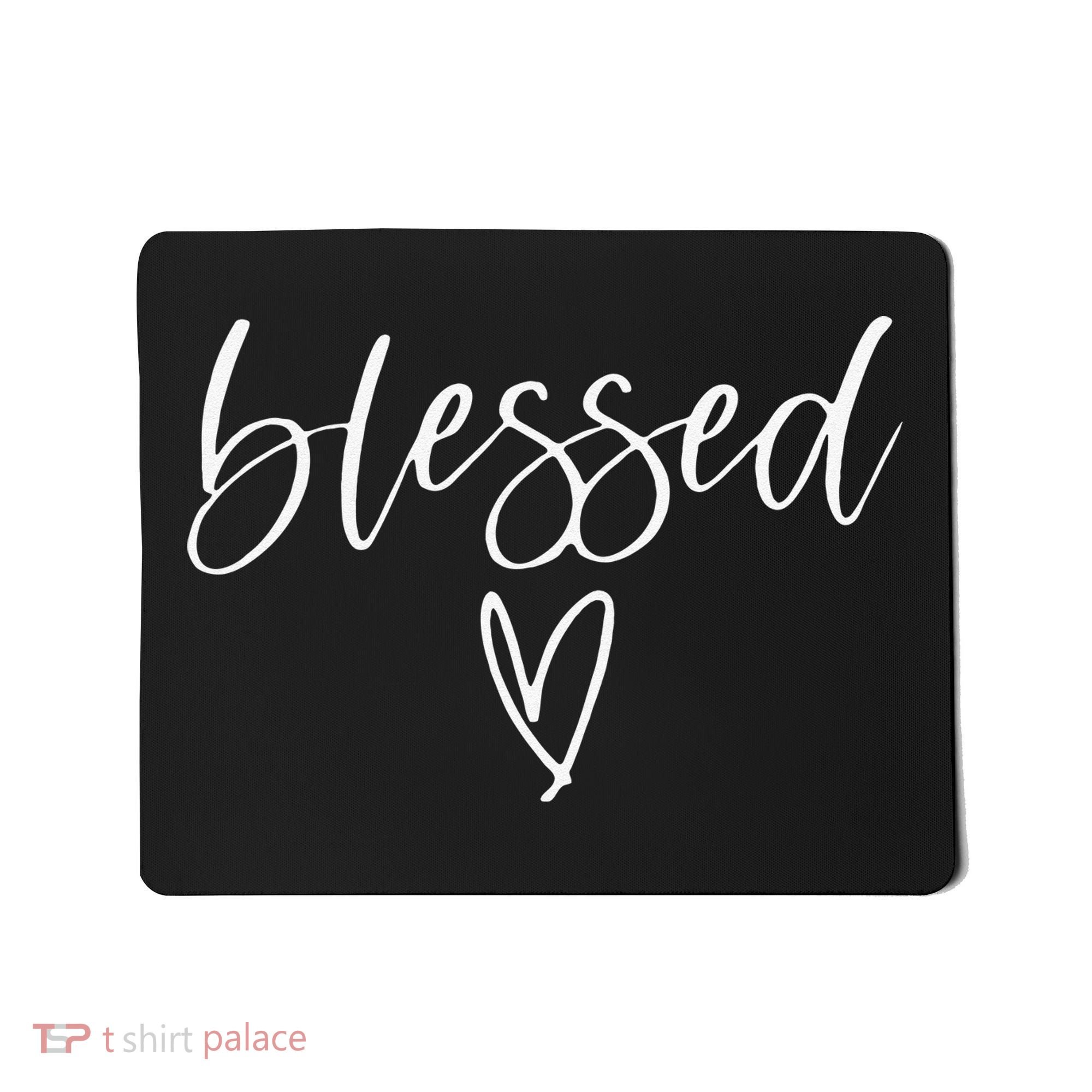 Funny Blessed Religious Faith Christian Jesus Mousepad
