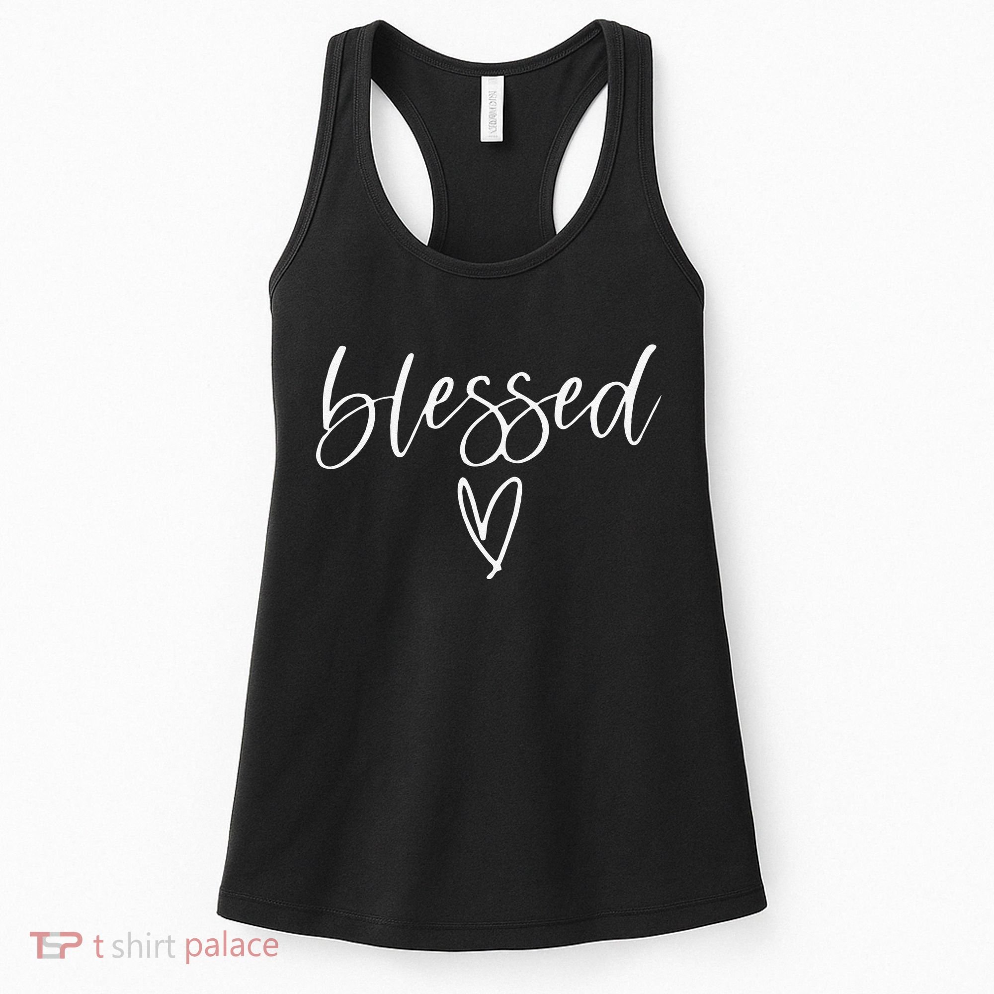 Funny Blessed Religious Faith Christian Jesus Women's Tank Top