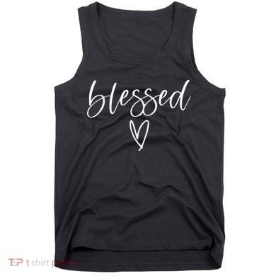 Funny Blessed Religious Faith Christian Jesus Tank Top