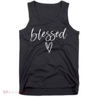 Funny Blessed Religious Faith Christian Jesus Tank Top thumb 0