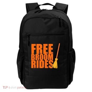 Free Broom Rides Funny Halloween Backpack