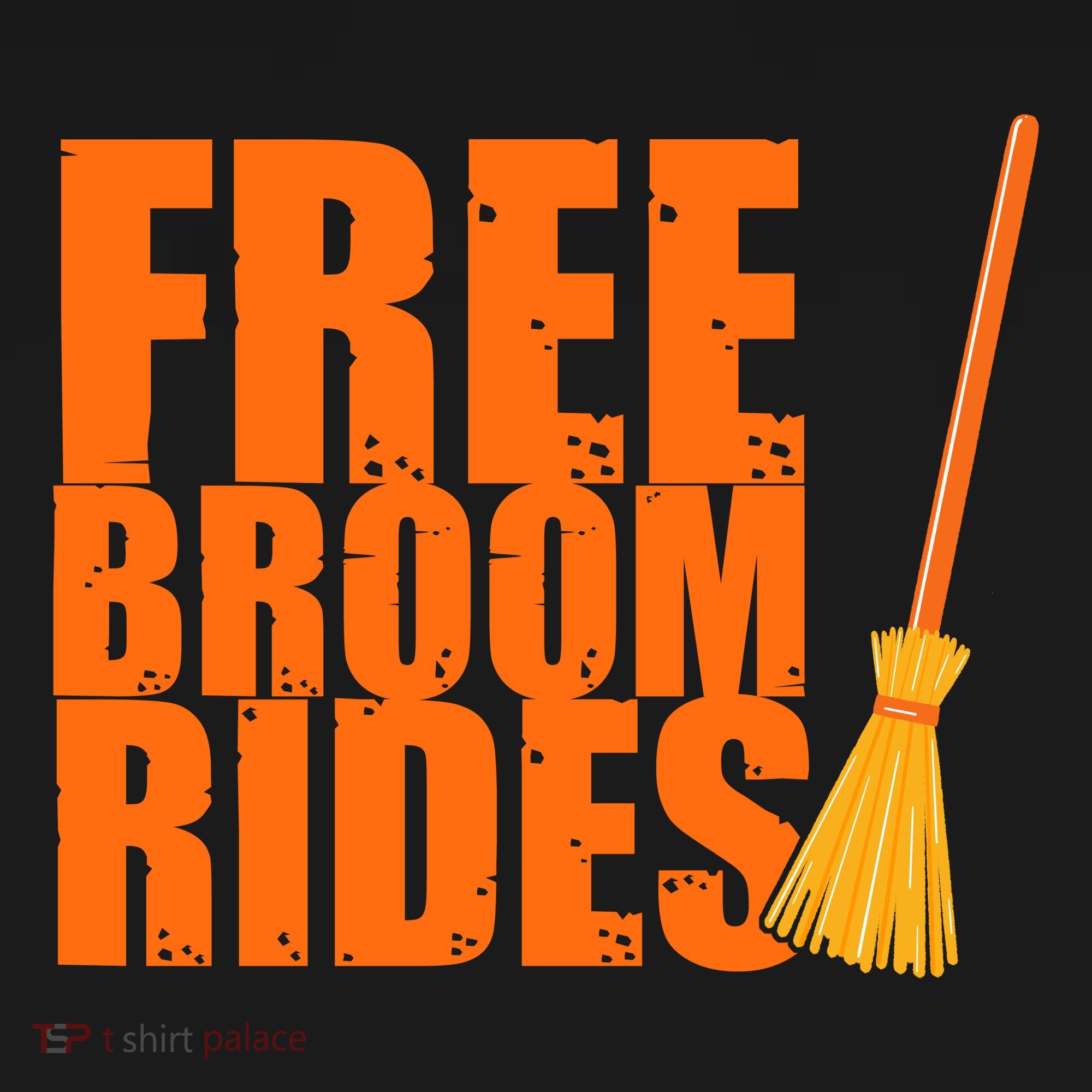 Free Broom Rides Funny Halloween Women's Hoodie