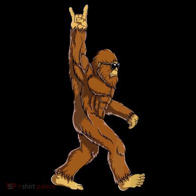 Funny Bigfoot Rock On Sasquatch Rock And Roll Gift 16oz Travel Tumbler