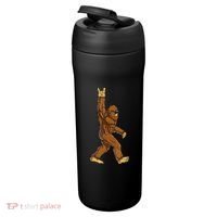 Funny Bigfoot Rock On Sasquatch Rock And Roll Gift 24oz Duet Stainless Steel Tumbler thumb 3