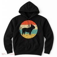 French Bulldog Retro Dog Hoodie thumb 0