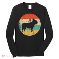 French Bulldog Retro Dog Long Sleeve Shirt thumb 0