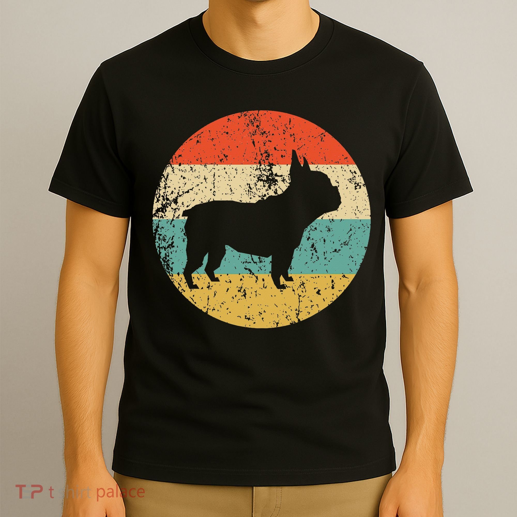 French Bulldog Retro Dog T-Shirt