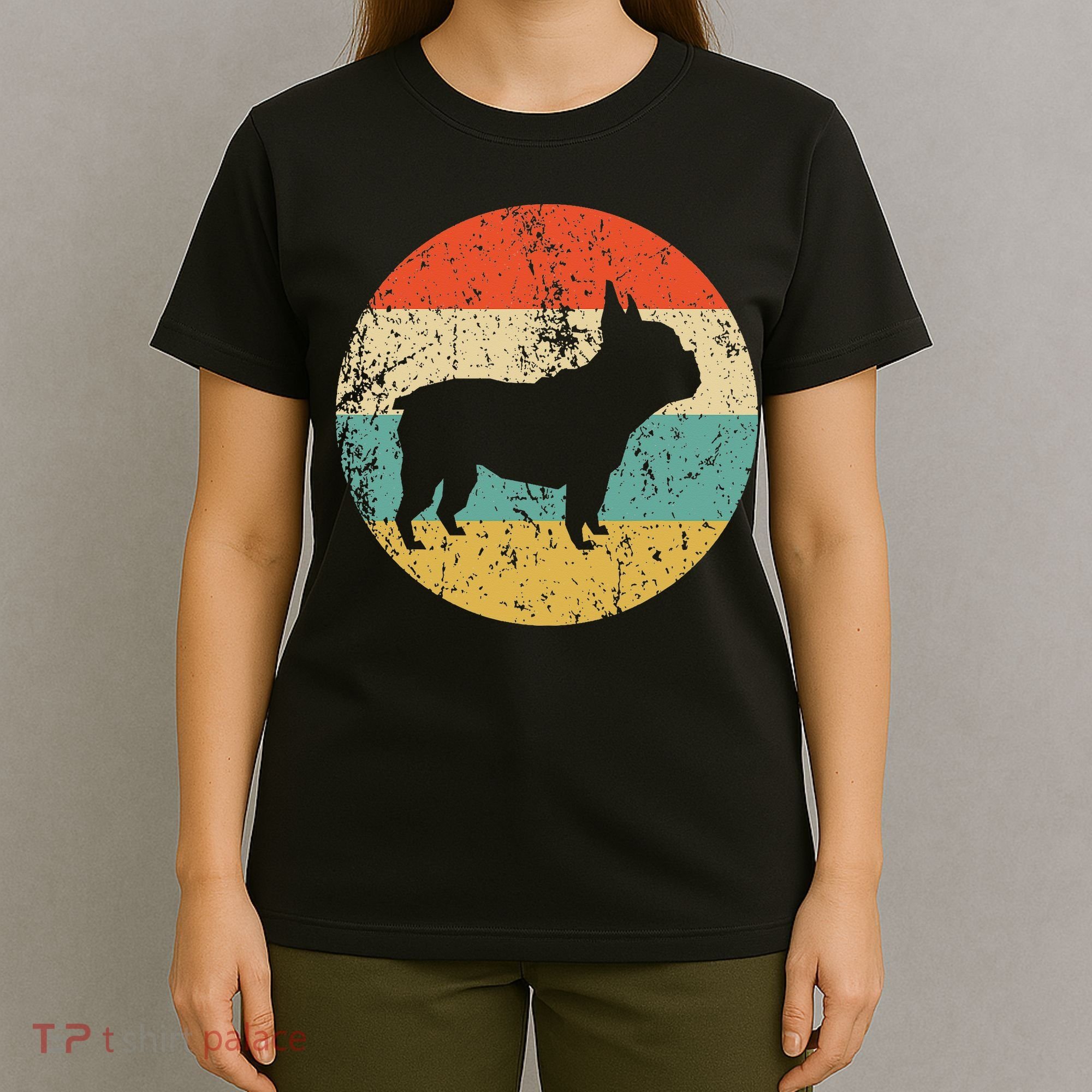 French Bulldog Retro Dog T-Shirt
