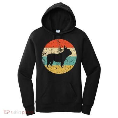 French Bulldog Retro Dog Women's Hoodie