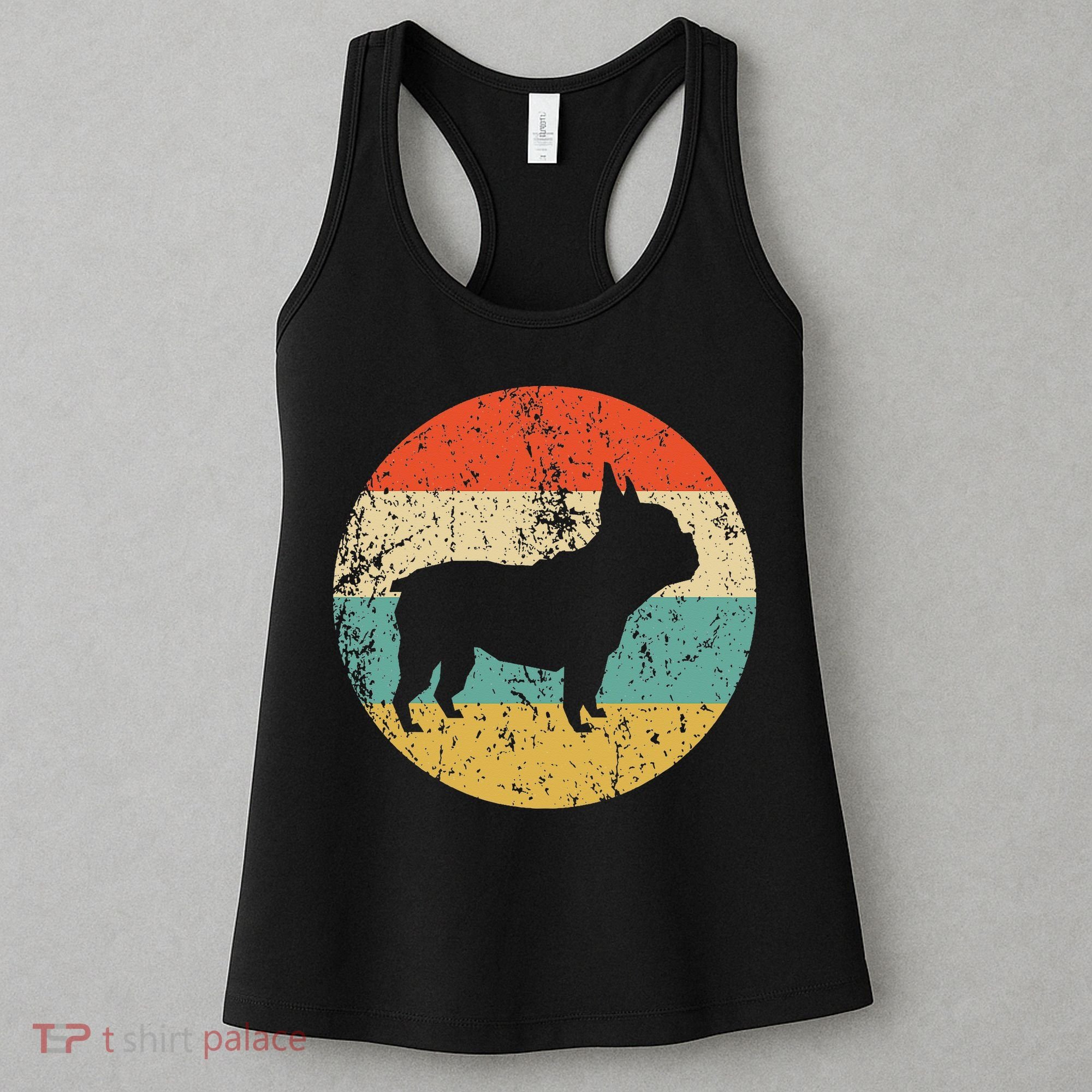 French Bulldog Retro Dog Women's Tank Top