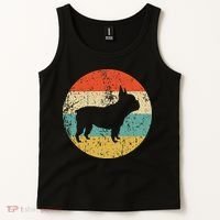 French Bulldog Retro Dog Tank Top thumb 2