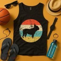 French Bulldog Retro Dog Tank Top thumb 4