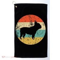 French Bulldog Retro Dog Golf Towel thumb 0