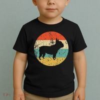 French Bulldog Retro Dog Toddler T-Shirt thumb 2