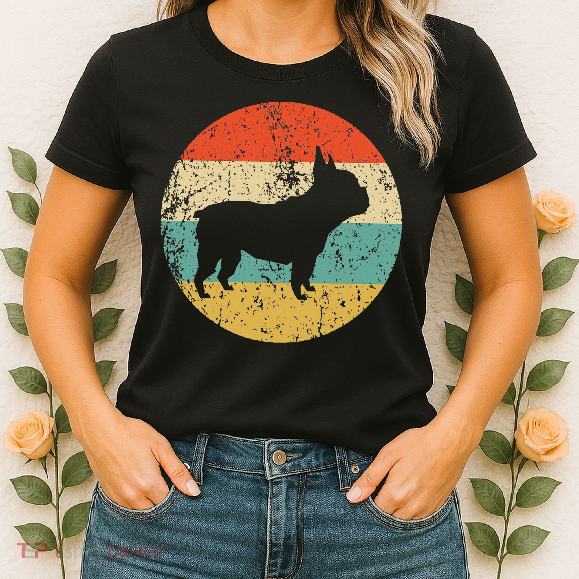 French Bulldog Retro Dog Women's T-Shirt