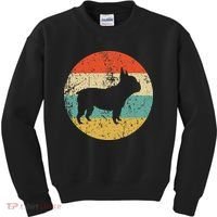 French Bulldog Retro Dog Kids Sweatshirt thumb 0