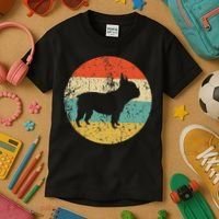 French Bulldog Retro Dog Kids T-Shirt thumb 3