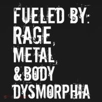 Fueled By Rage Metal And Body Dysmorphia Funny Grunge Style Women's Tank Top thumb 5