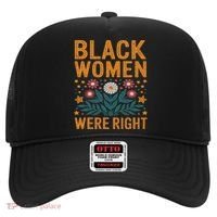 Floral Boho Resist Anti Trump Black Women Were Right Hat thumb 0