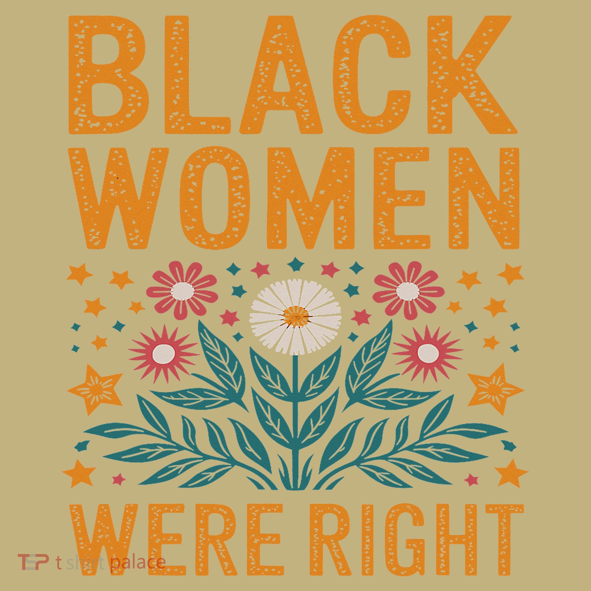 Floral Boho Resist Anti Trump Black Women Were Right Mousepad