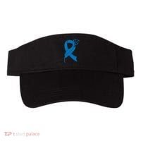 Feather Blue Ribbon Colon Cancer Visor thumb 0