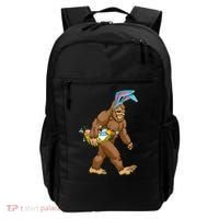 Funny Bigfoot Rabbit Carrying Eggs Yeti Easter Day  Wo Backpack thumb 0