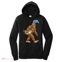 Funny Bigfoot Rabbit Carrying Eggs Yeti Easter Day  Wo Women's Hoodie thumb 0
