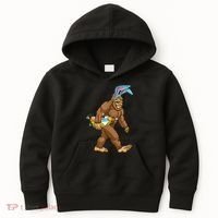 Funny Bigfoot Rabbit Carrying Eggs Yeti Easter Day  Wo Kids Hoodie thumb 0
