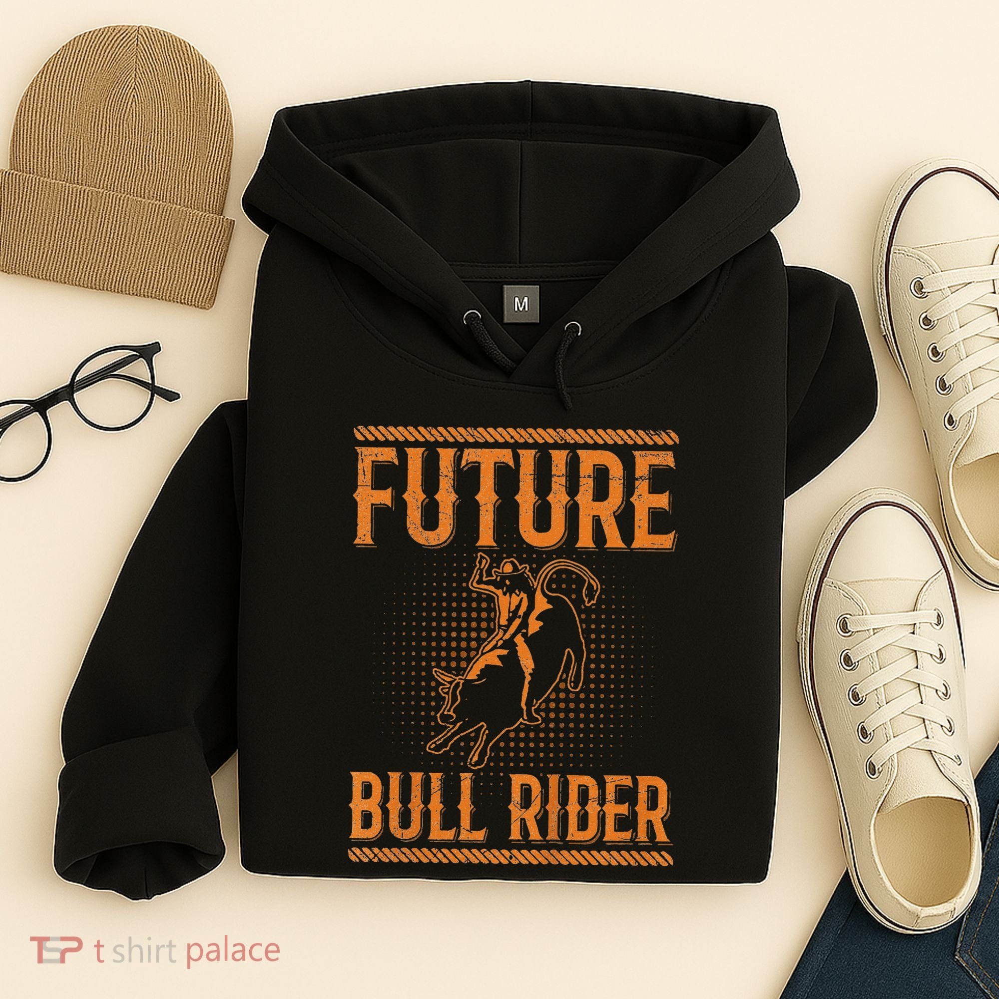 Future Bull Rider Quote For A Bull Rider Hoodie