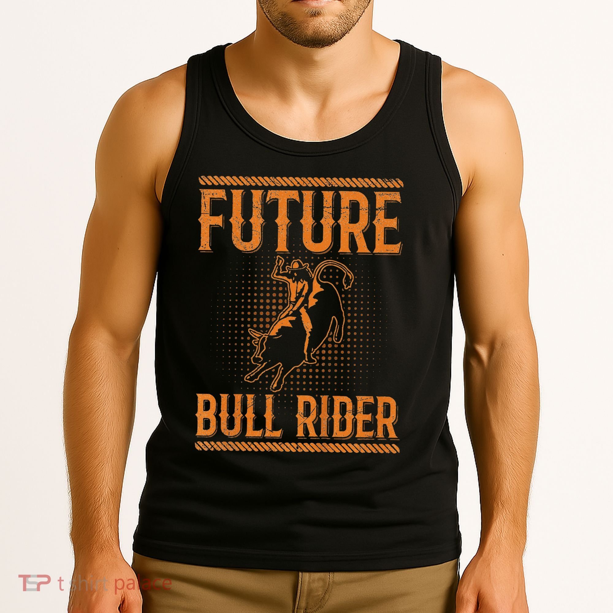Future Bull Rider Quote For A Bull Rider Tank Top