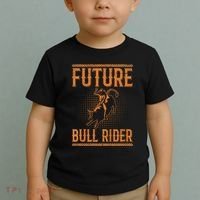Future Bull Rider Quote For A Bull Rider Toddler T-Shirt thumb 2