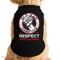 Funny Bjj Respect Your Elders Old Man Combat Club Mma Doggie Tank thumb 0