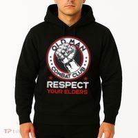 Funny Bjj Respect Your Elders Old Man Combat Club Mma Hoodie thumb 2