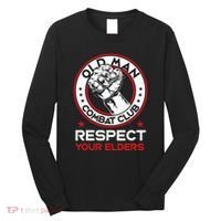 Funny Bjj Respect Your Elders Old Man Combat Club Mma Long Sleeve Shirt thumb 0