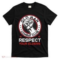 Funny Bjj Respect Your Elders Old Man Combat Club Mma T-Shirt thumb 0