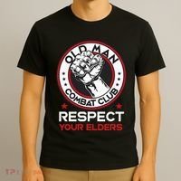 Funny Bjj Respect Your Elders Old Man Combat Club Mma T-Shirt thumb 3