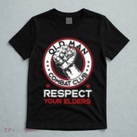 Funny Bjj Respect Your Elders Old Man Combat Club Mma T-Shirt thumb 5