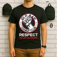 Funny Bjj Respect Your Elders Old Man Combat Club Mma T-Shirt thumb 6