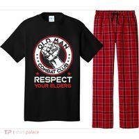 Funny Bjj Respect Your Elders Old Man Combat Club Mma Pajama Set thumb 0