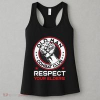 Funny Bjj Respect Your Elders Old Man Combat Club Mma Women's Tank Top thumb 3